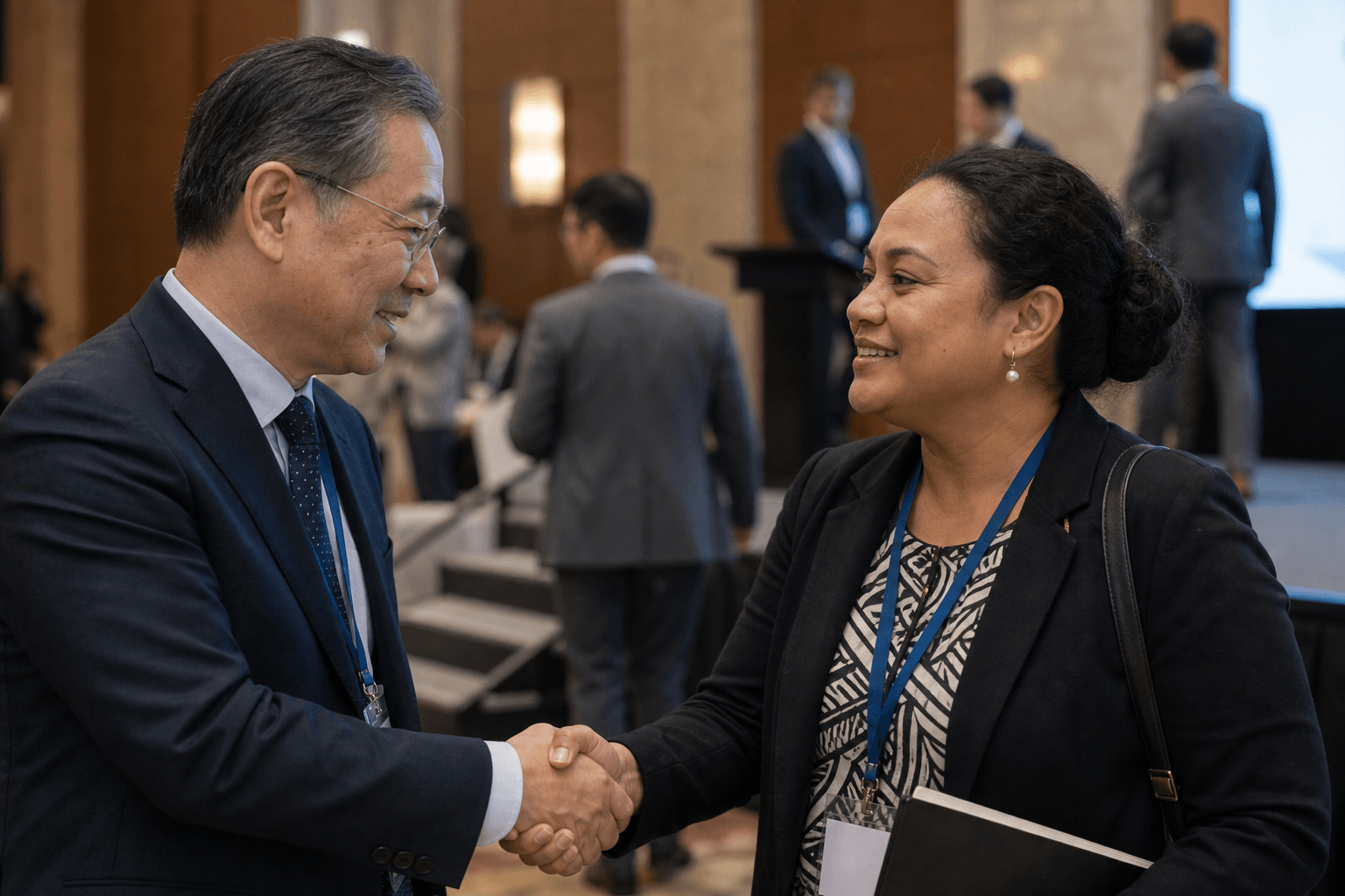 APMA delegates strengthening international professional relationships