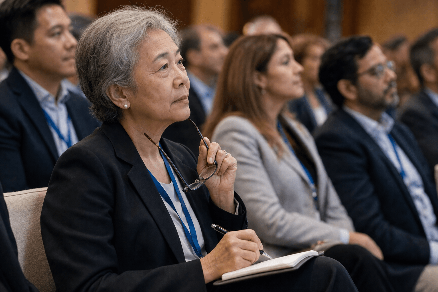 APMA medical audience attending an expert plenary lecture