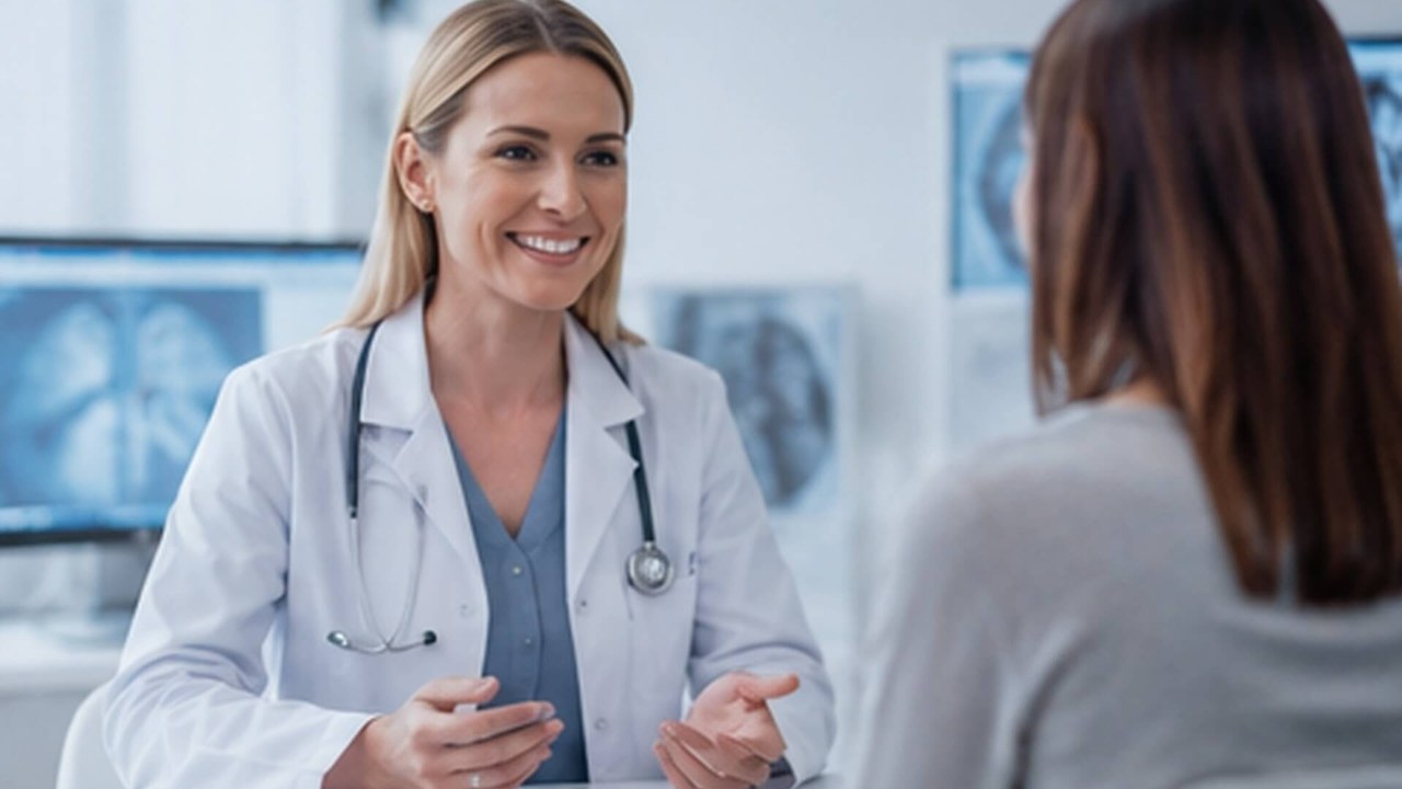 Behavioral Medicine Committee visual showing a calm clinician-patient consultation