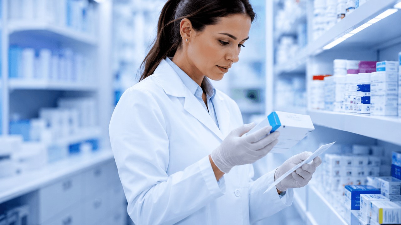 Clinical Pharmacology Committee visual showing medication and pharmacy review in a clinical setting