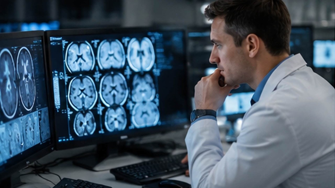Neurology Committee visual showing brain imaging review