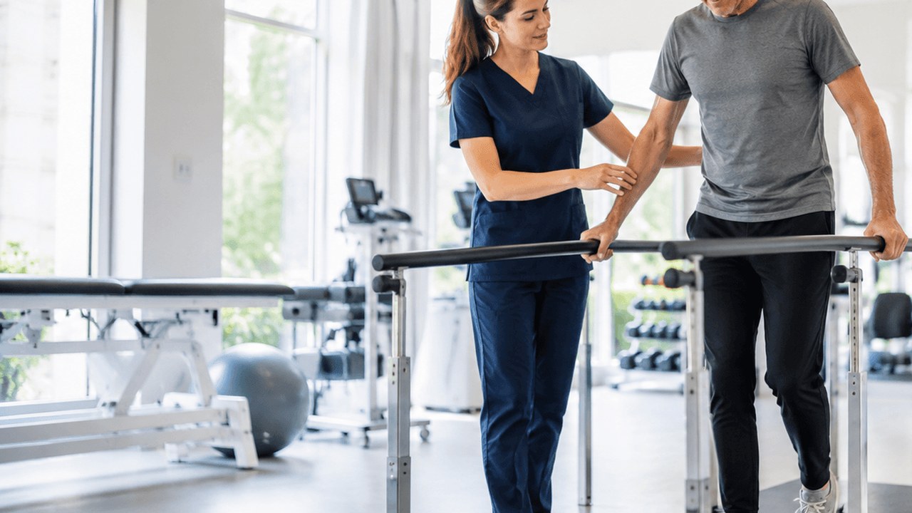 Pain Medicine Committee visual showing rehabilitation-focused patient support