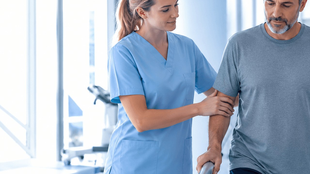 Rehabilitation Medicine Committee visual showing rehabilitation and mobility support